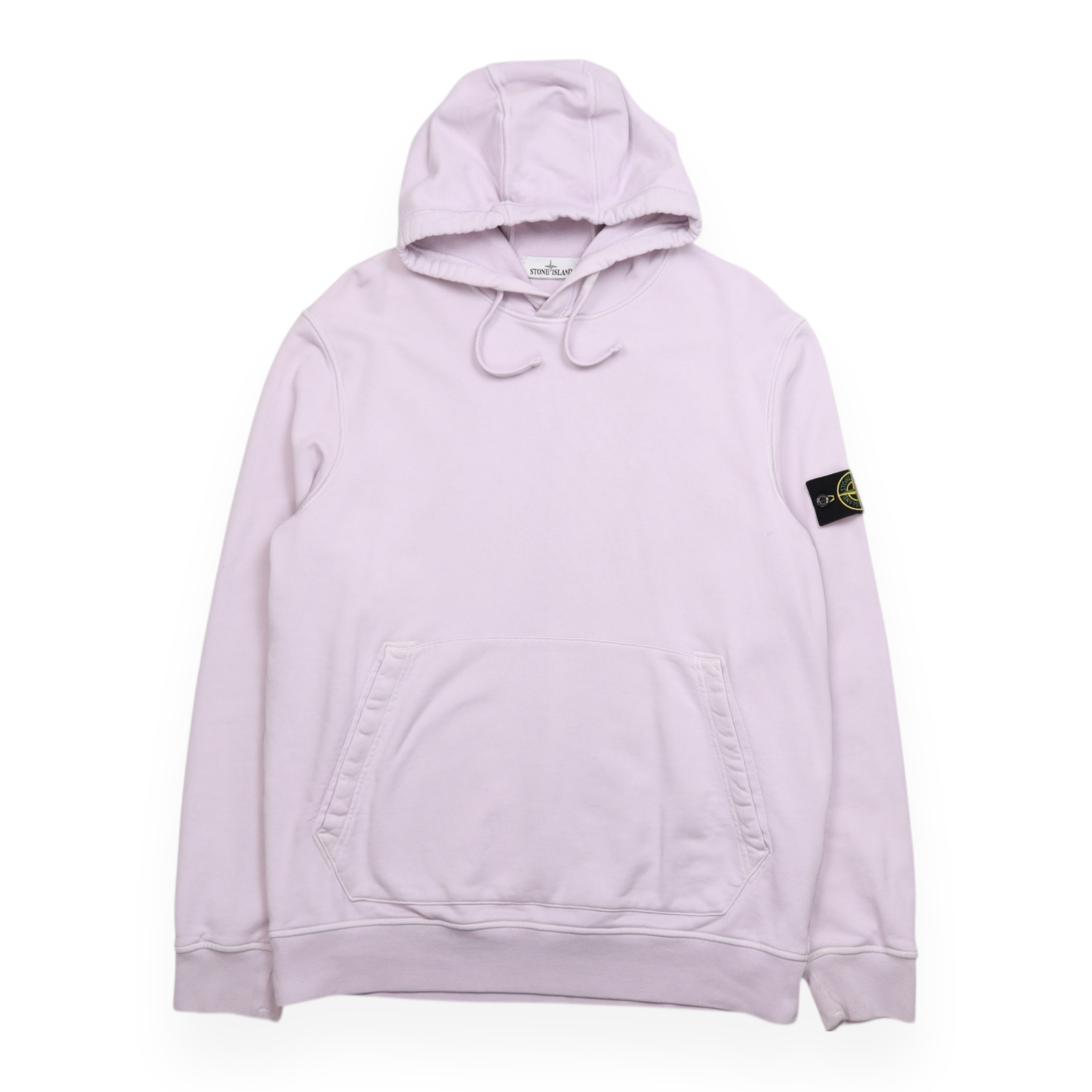 XX-Large Pink Stone Island A/W 22 Garment Dyed Popover Hoodie