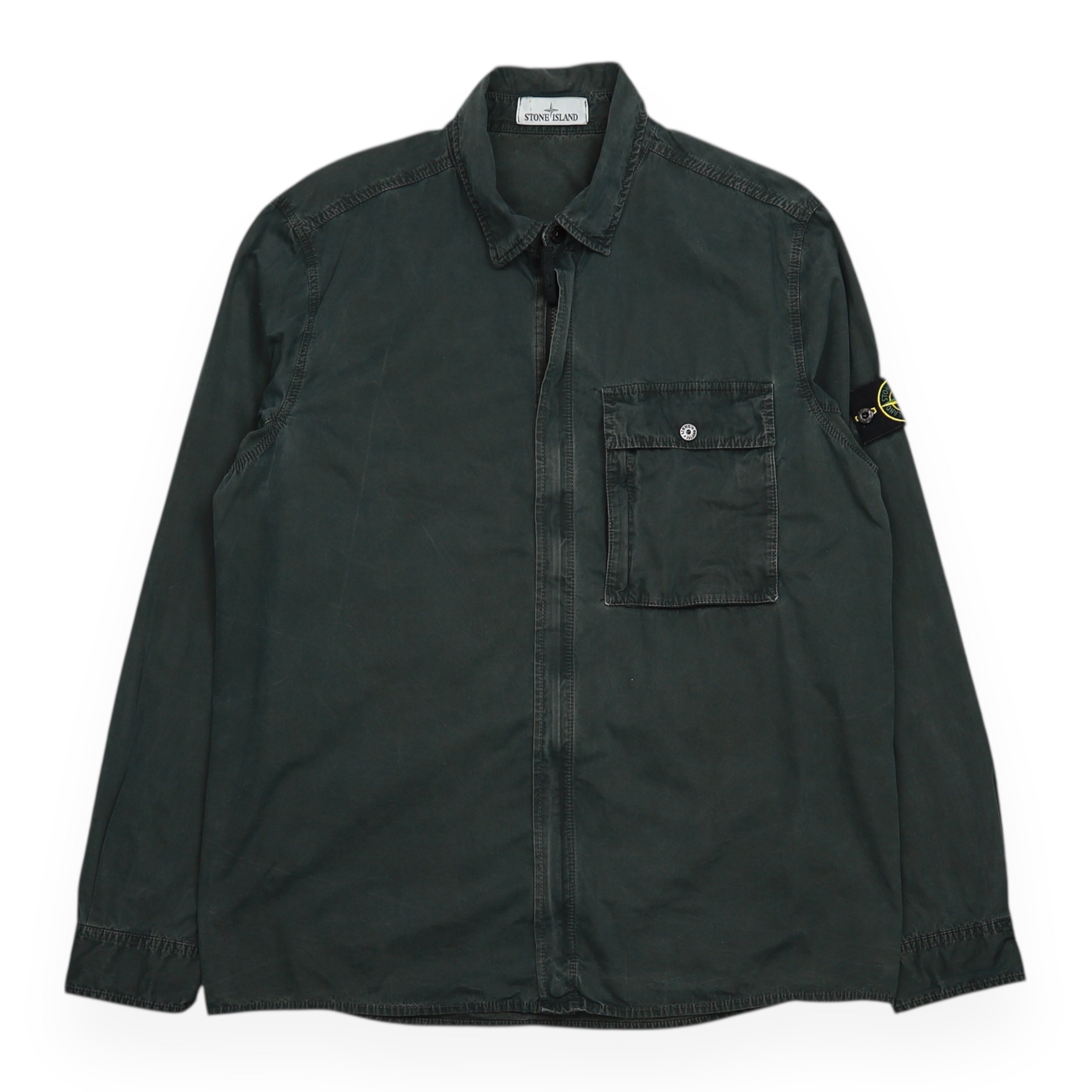 Stone Island A/W 17 Garment Dyed Cotton Overshirt - Street Garms