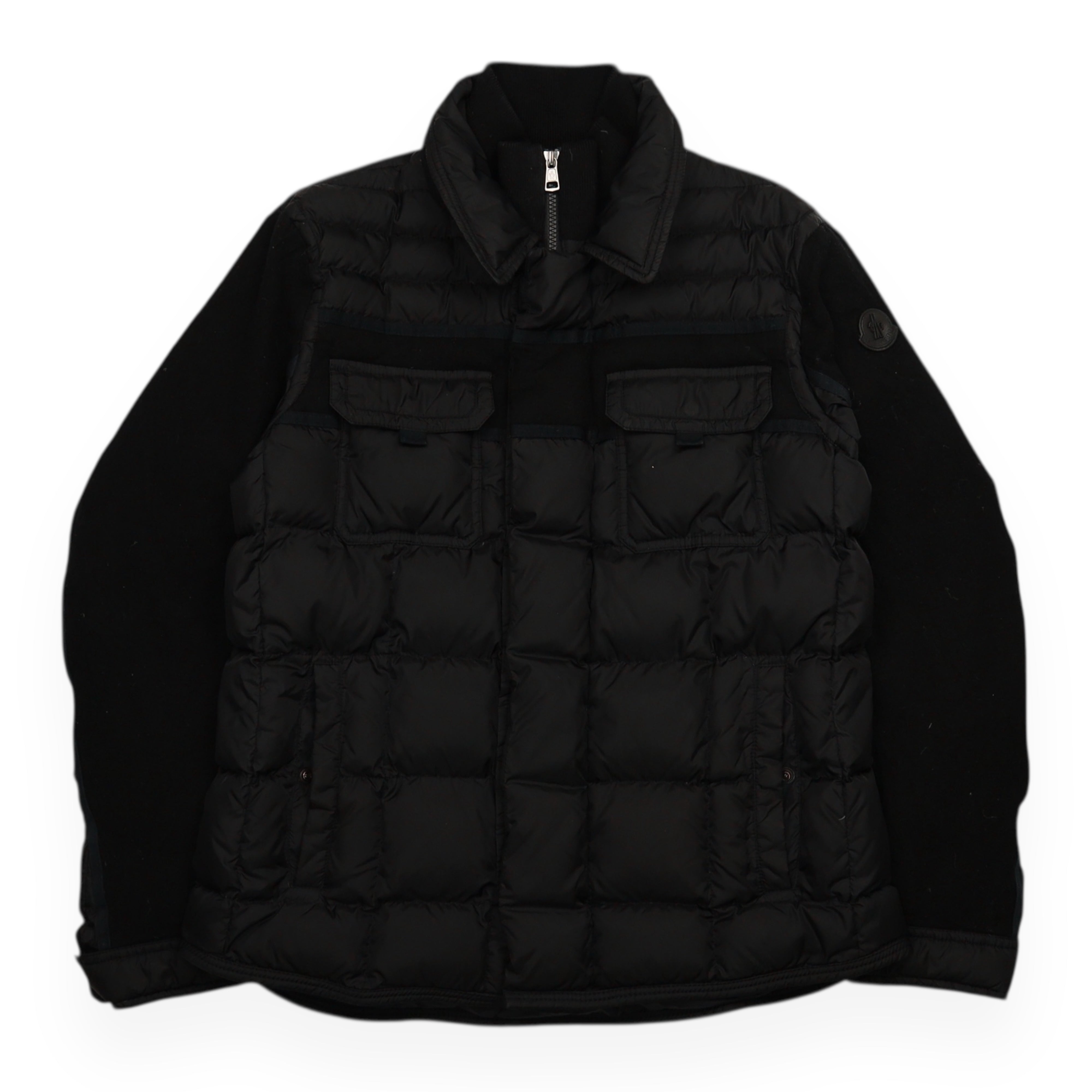 Medium Black Moncler Blais Giubbotto Hooded Down Jacket