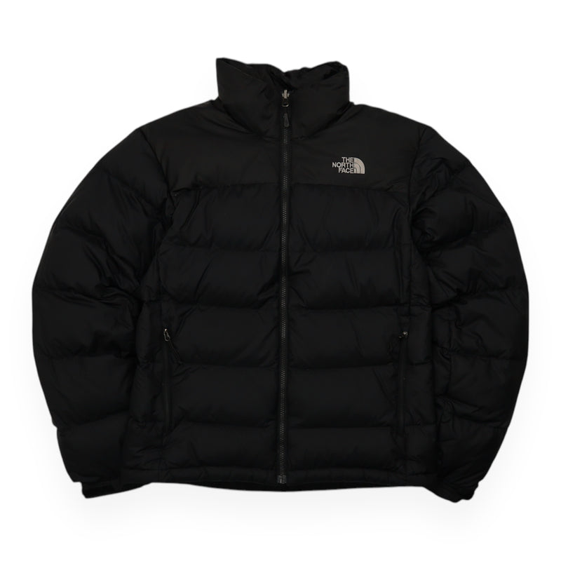 The North Face 700 Nuptse Puffer Jacket in Black, front
