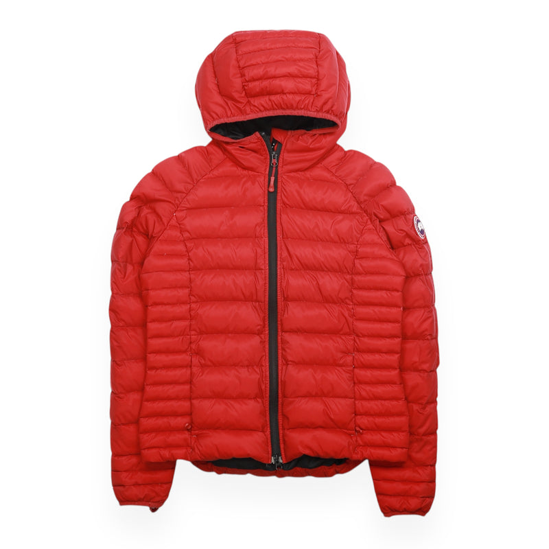 Canada Goose Brookvale Hooded Jacket in Red, front