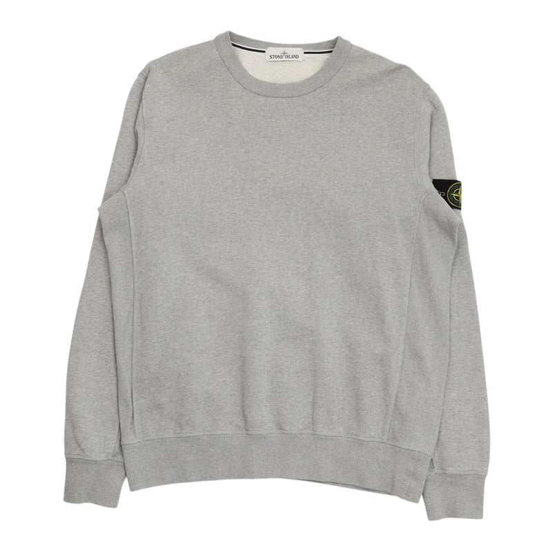 Stone Island A/W 14 Garment Dyed Sweatshirt Jumper in Grey, front