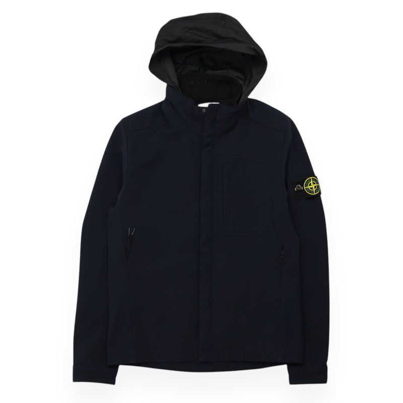 Stone Island A/W 16 Soft Shell-R Pocket Jacket in Navy, front
