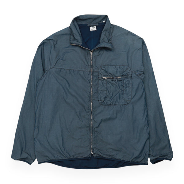 CP Company Chrome Bomber Arm Logo Jacket