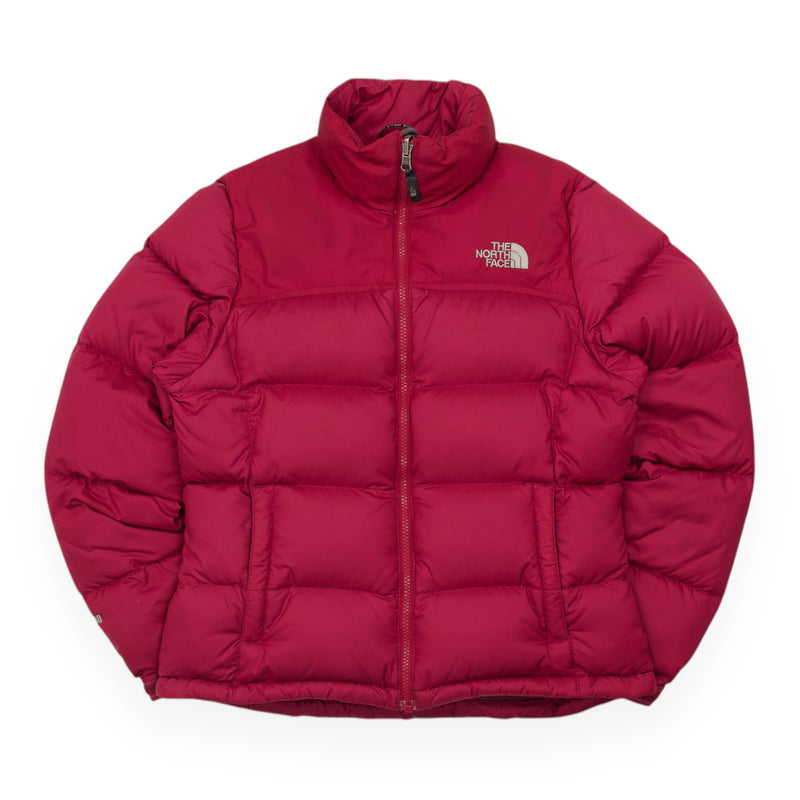 The North Face 700 Nuptse Puffer Jacket in Pink, front