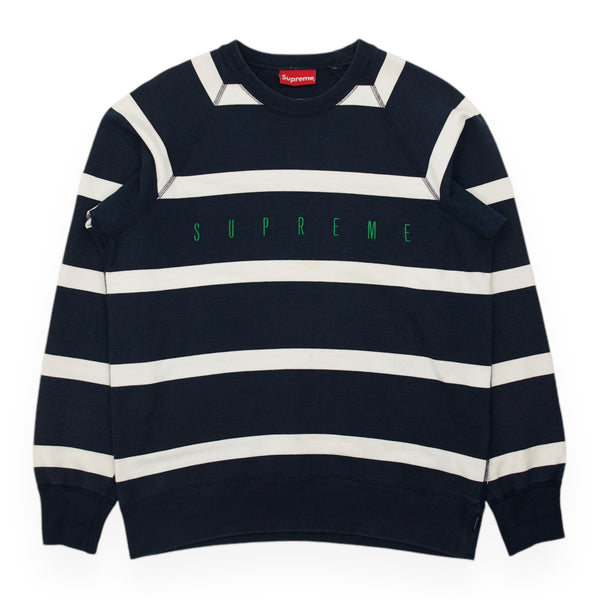 Supreme Striped Raglan Jumper Sweatshirt