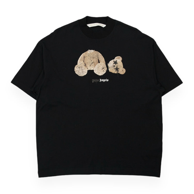 Palm Angels Kill Bear Sprayed T-Shirt in Black, front