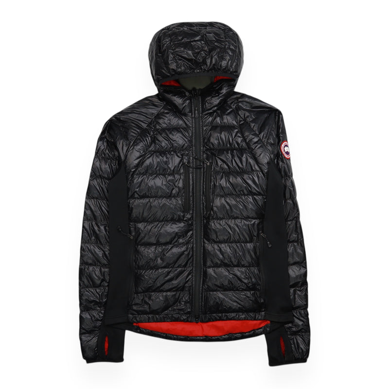 Canada Goose Hybridge Lite Hooded Jacket in Black, front