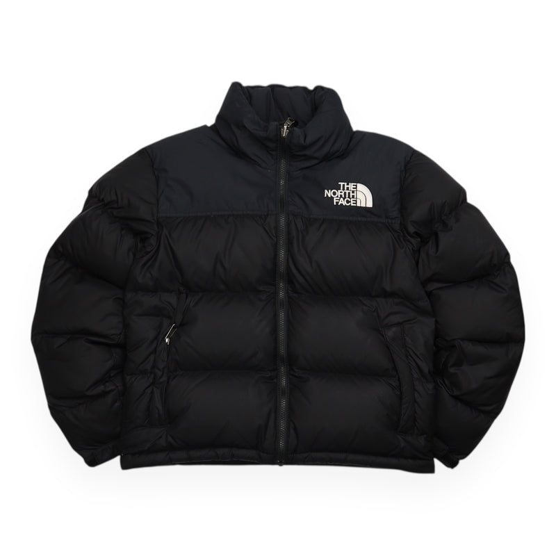 The North Face 700 Nuptse Puffer Jacket in Black, front