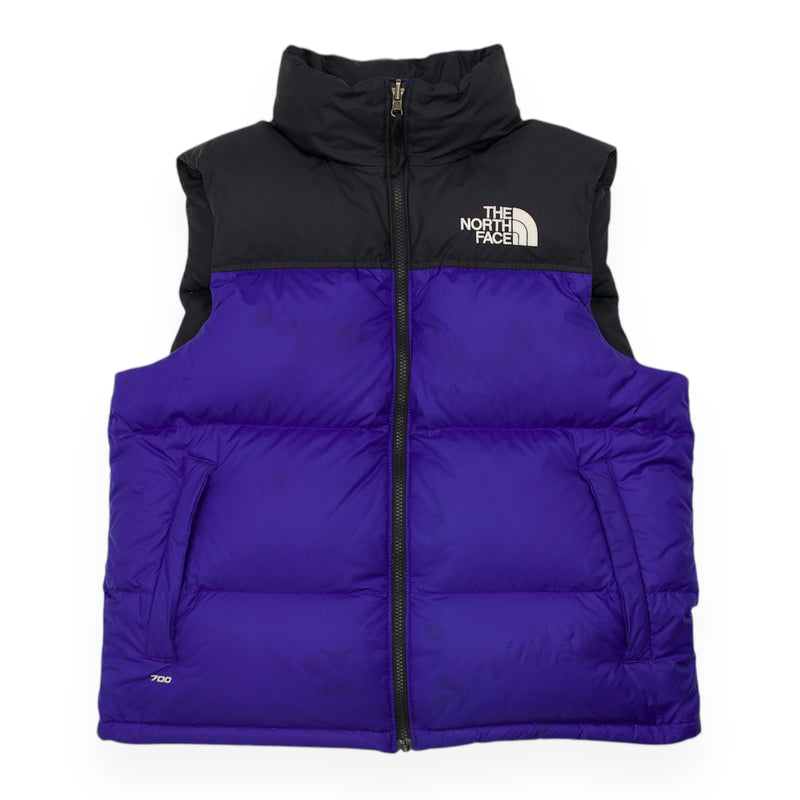 The North Face 700 Nuptse Gilet in Blue, front