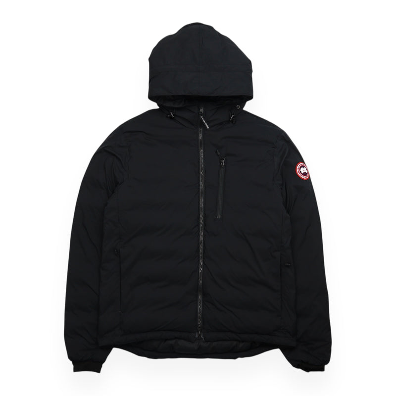 Canada Goose Lodge Hooded Jacket in Black, front