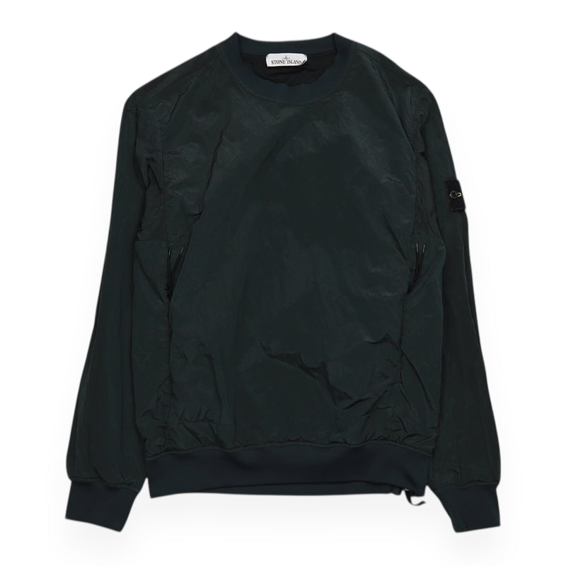 Stone Island A/W 17 Nylon Metal Sweatshirt in Black, front