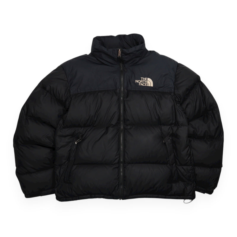 The North Face 700 Nuptse Puffer Jacket in Black, front