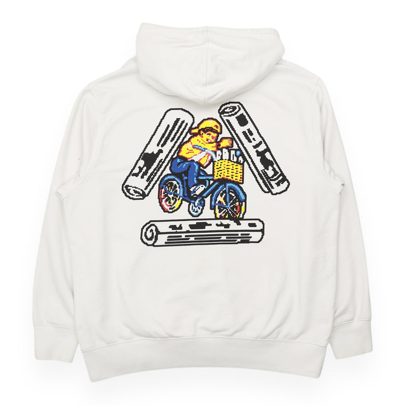 Palace Palboy Hoodie in White, front