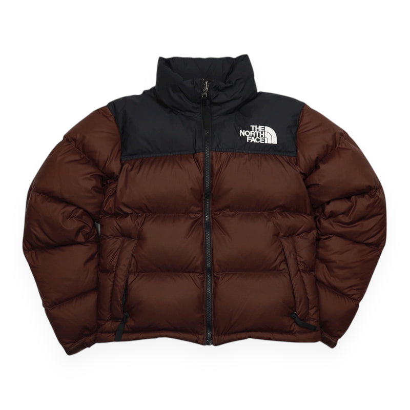 The North Face 700 Nuptse Puffer Jacket in Coal Brown, front