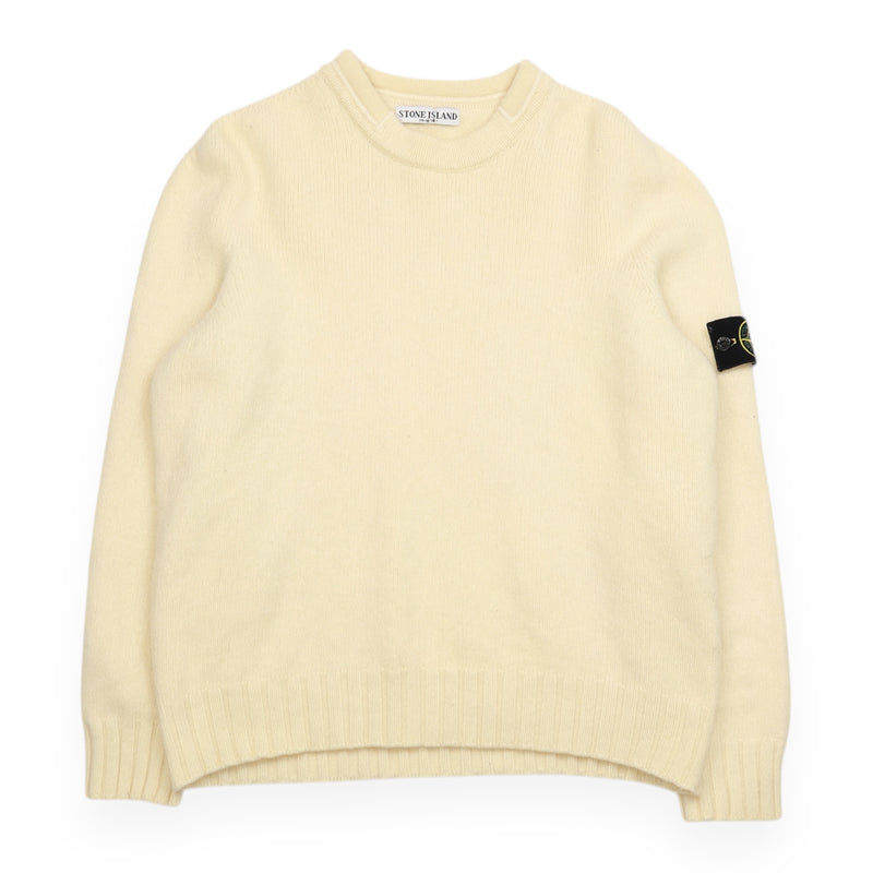 Stone Island A/W 06 Heavy Wool Jumper in Cream, front