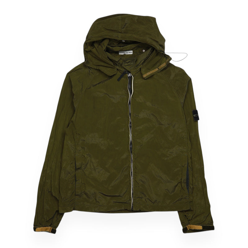 Stone Island S/S 07 Nylon Metal Shimmer Jacket in Green, front
