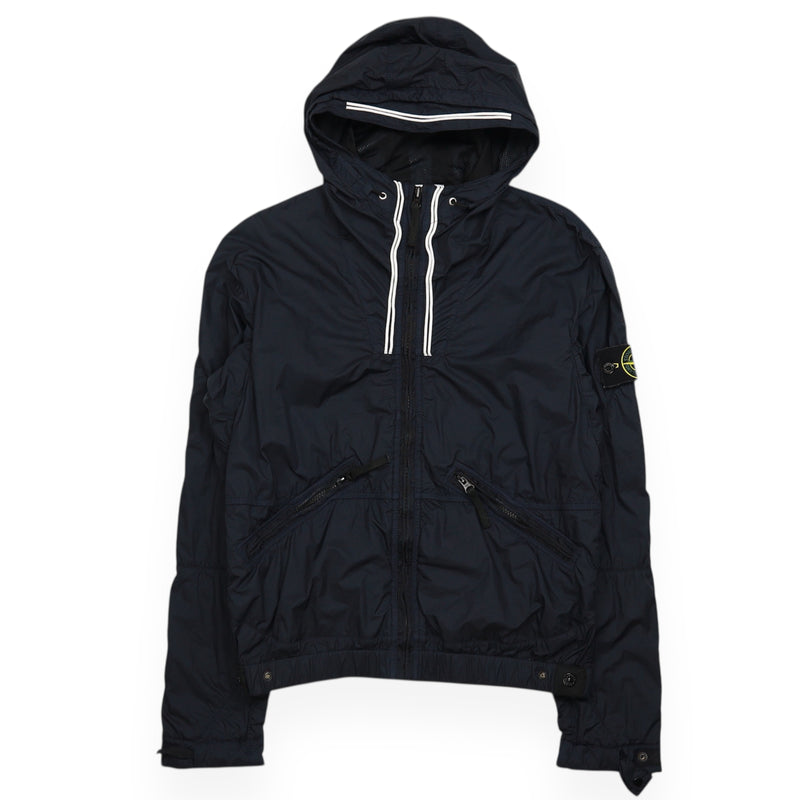 Stone Island S/S 11 Membrana Hooded Jacket in Black, front