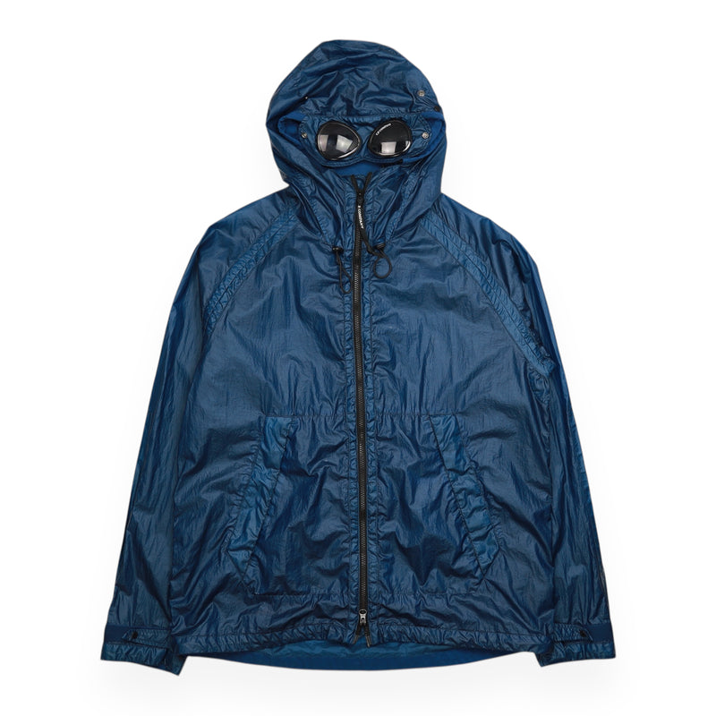 C.P. Company Nyber Goggle Jacket in Blue, front