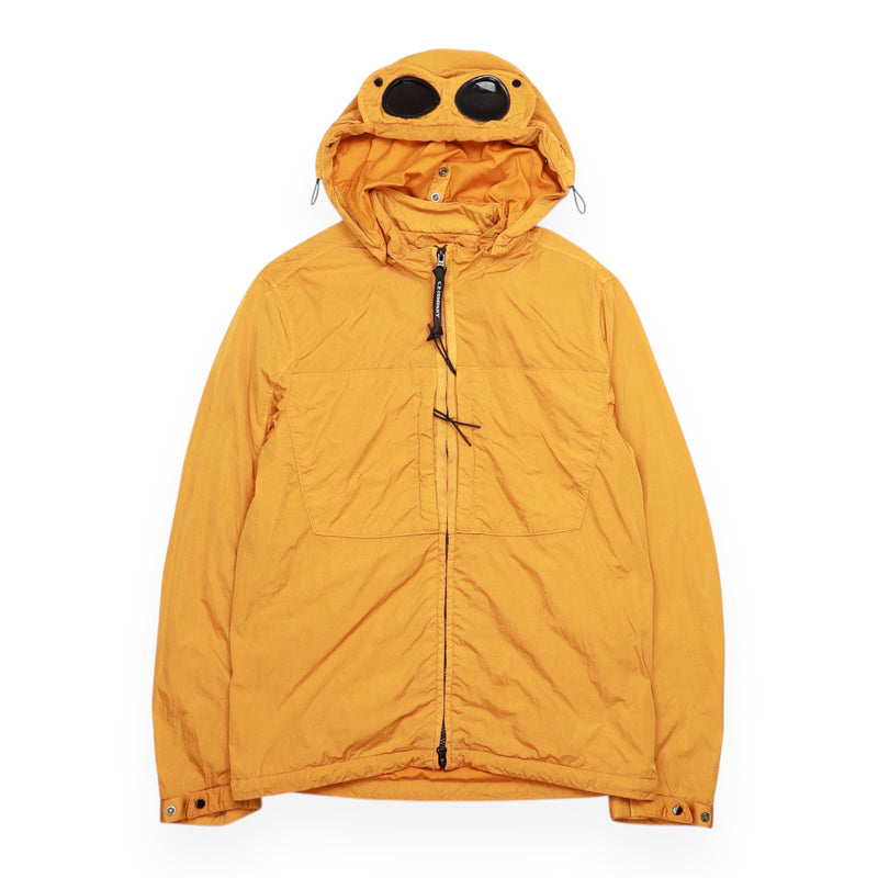C.P. Company A/W 21 Chrome-R Goggle Overshirt in Orange, front