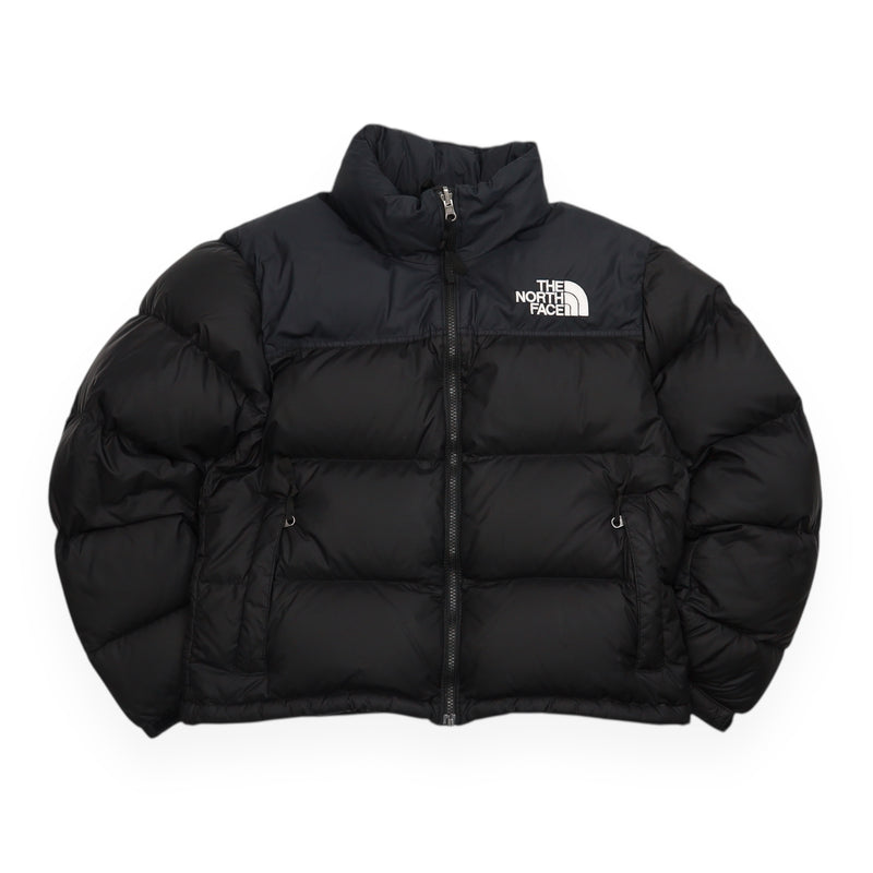 The North Face 700 Nuptse Puffer Jacket in Black, front