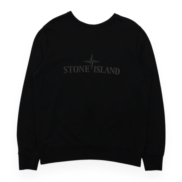 Stone Island Double logo Reversible Front Jumper Sweatshirt