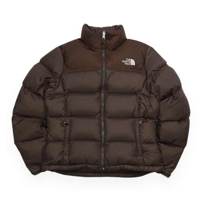 The North Face 700 Nuptse Puffer Jacket in Brown, front