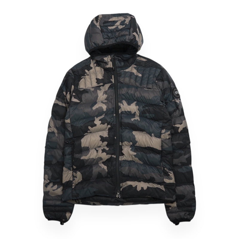 Canada Goose Brookvale Hooded Black Label Camo Jacket in Grey, front
