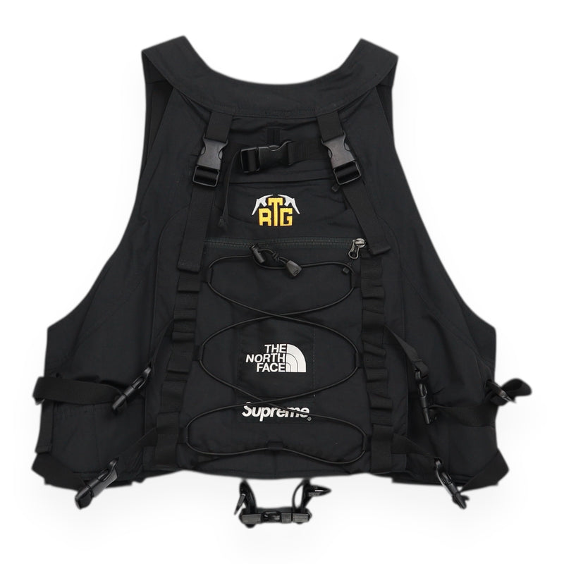 Supreme x TNF S/S 20 RTG Vest Gilet in Black, front