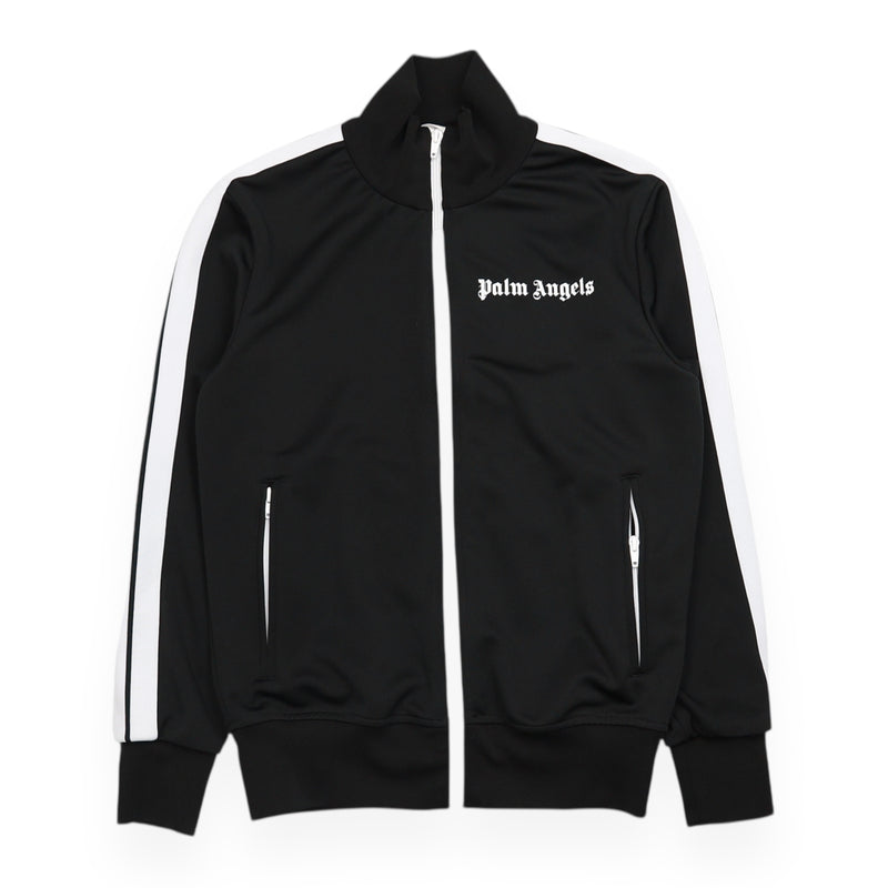 Palm Angels Track Jacket in Black, front