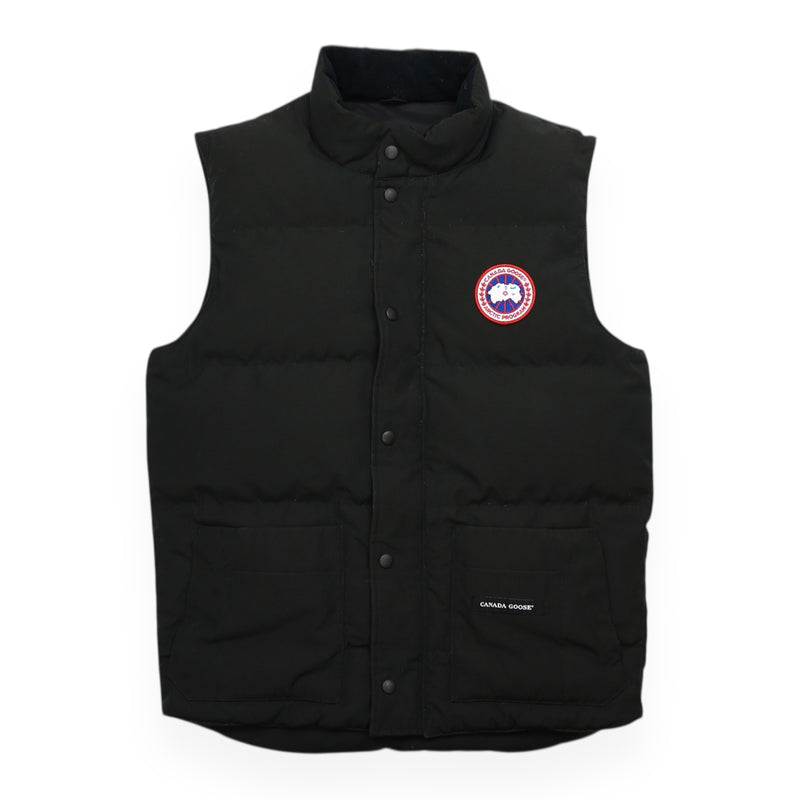 Canada Goose Freestyle Vest Gilet in Black, front