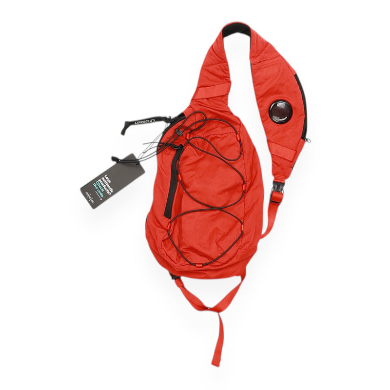 C.P. Company Lens Sling Bag in Red, front