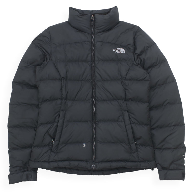The North Face 700 Nuptse Puffer Jacket in Black, front