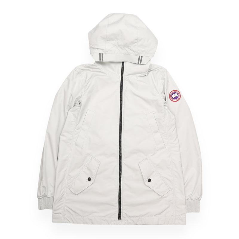 Canada Goose Ellscott Hooded Jacket in Grey, front