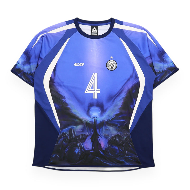 Palace Phantasy Jersey T-Shirt in Blue, front