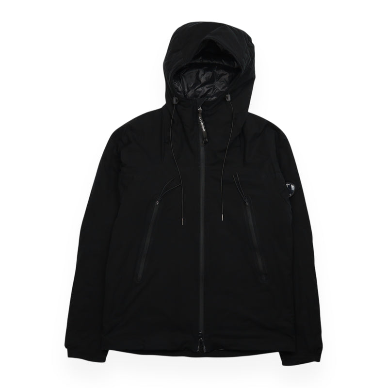 C.P. Company A/W 19 Pro-Tek Padded Lens Jacket in Black, front