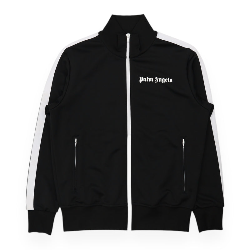 Palm Angels Track Jacket in Black, front