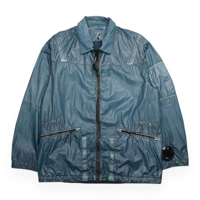 C.P. Company S/S 19 Nyber La Mille Watchviewer Jacket in Blue, front