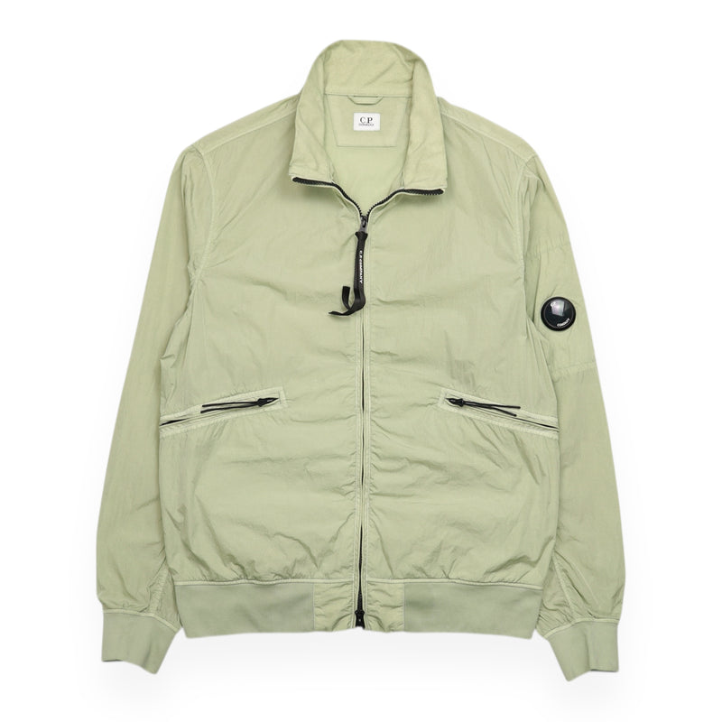 C.P. Company S/S 21 Chrome-R Lens Jacket in Green, front