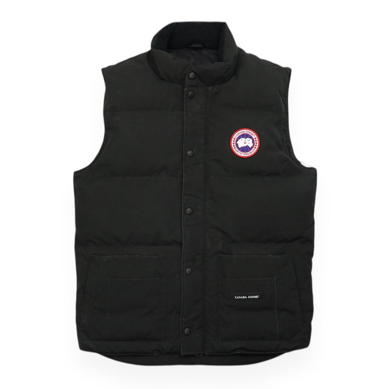 Canada Goose Freestyle Vest Gilet in Black, front