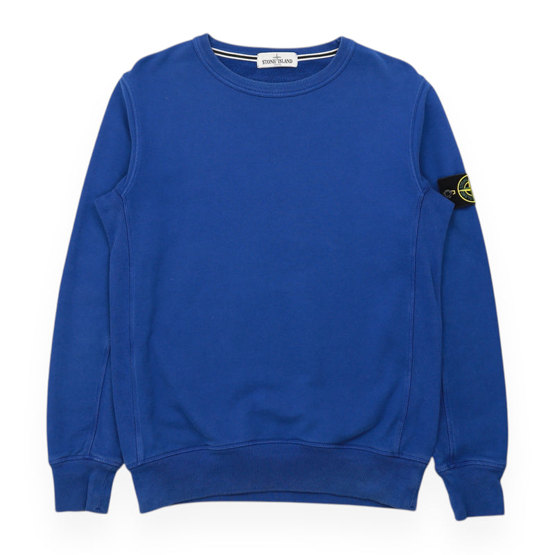 Stone Island S/S 12 Garment Dyed Sweatshirt in Blue, front