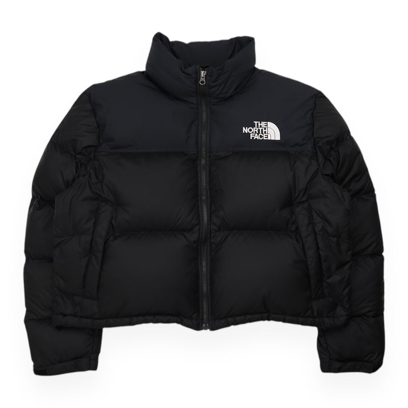 The North Face 700 Nuptse Puffer Jacket in Black, front