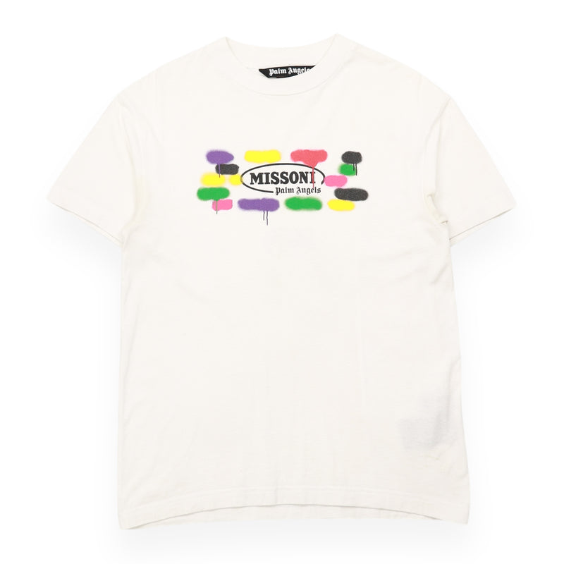 Palm Angels x Missoni T-Shirt in White, front