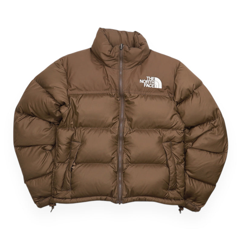 The North Face 700 Nuptse Puffer Jacket in Brown, front