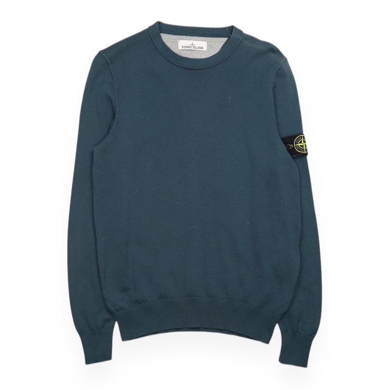 Stone Island S/S 18 Light Knit Jumper in Blue, front