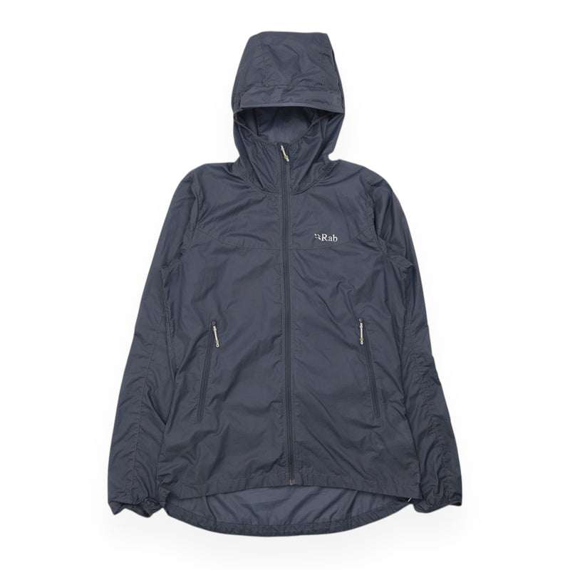 Rab Vital Windshell Hooded Jacket in Grey, front