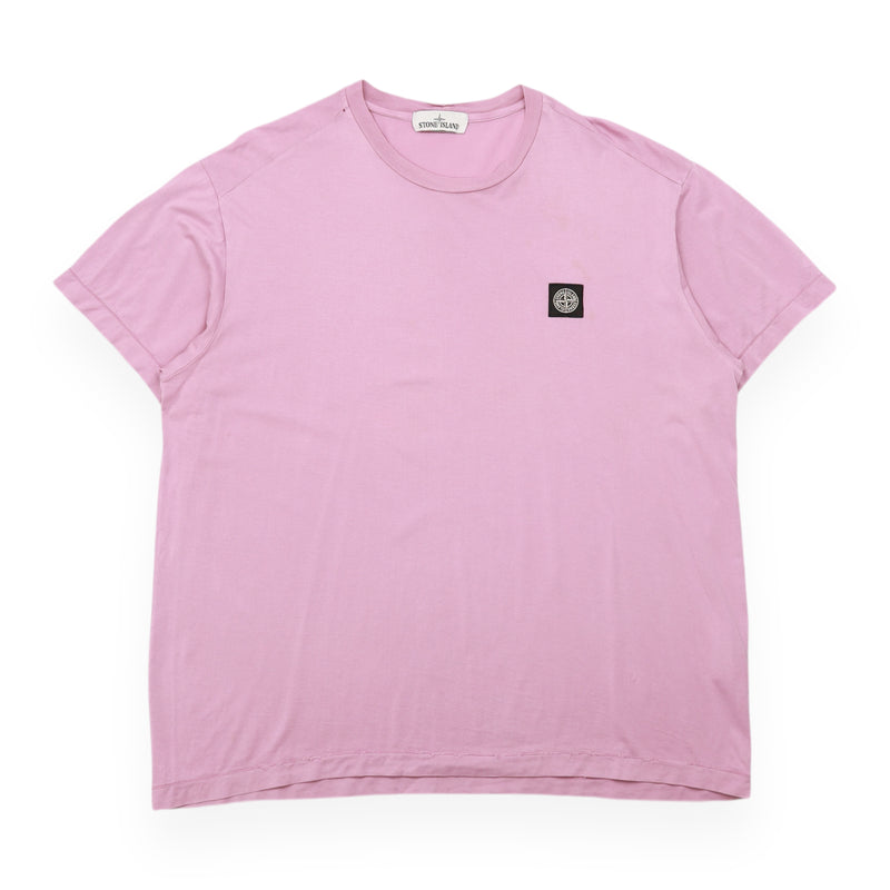 Stone Island Compass T-Shirt in Pink, front