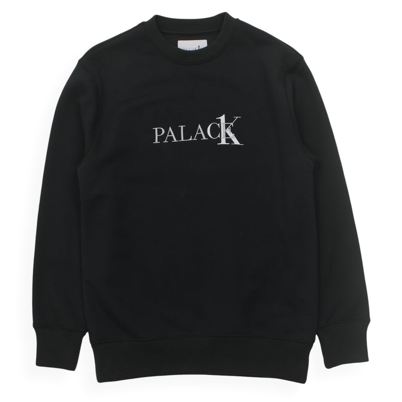 Palace x Calvin Klein CK1 Sweatshirt in Black, front