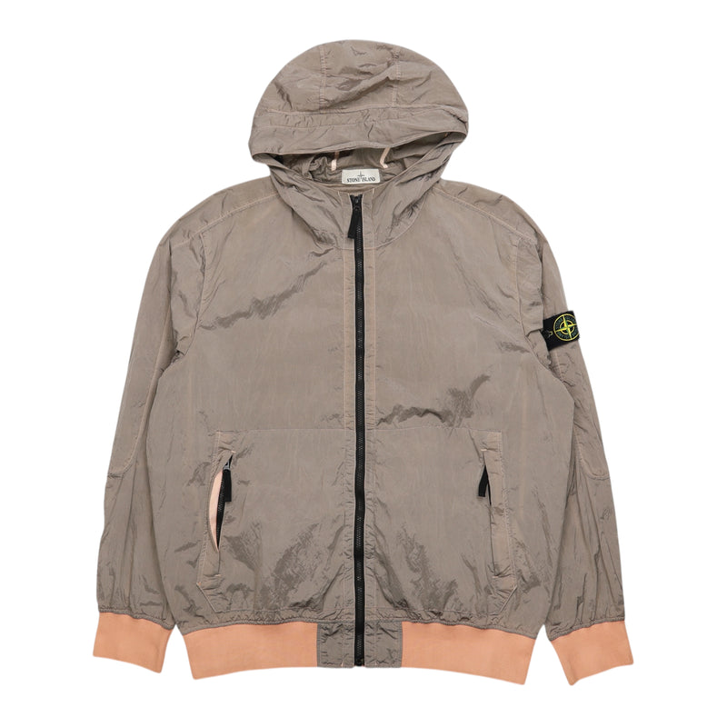 Stone Island S/S 18 Nylon Metal Watro Jacket in Grey, front