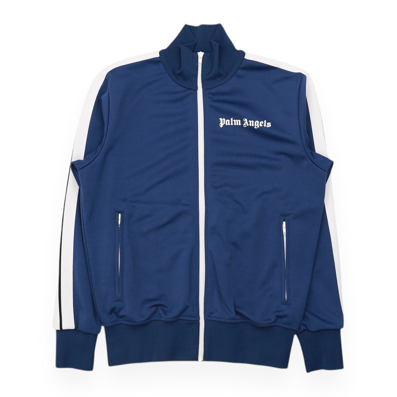 Palm Angels Track Jacket in Blue, front